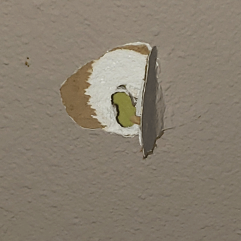 Mendi Custom Builders - A hole that they left when they broke through the wall while replacing the valve - General Contractors Near Me - San Diego, California Mendi Custom Builders - A hole that they left when they broke through the wall while replacing the valve - General Contractors Near Me - San Diego, California