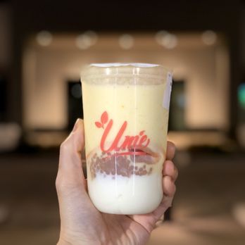 Ume Tea - Mango Pomelo Sago w/ Mochi added (50% sweet) - Coffee & Tea Near Me - Cupertino, California