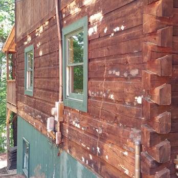 Peak Log Home Care - a view of the outside of the cabin - General Contractors Near Me - Jasper, Georgia