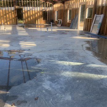 Olympic Systems - I told him I was going to seal the concrete before we started this project. Holds 1/2" of water in spots - General Contractors Near Me - Winnsboro, Texas Olympic Systems - I told him I was going to seal the concrete before we started this project. Holds 1/2" of water in spots - General Contractors Near Me - Winnsboro, Texas