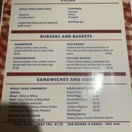 Menu photo Menu photo