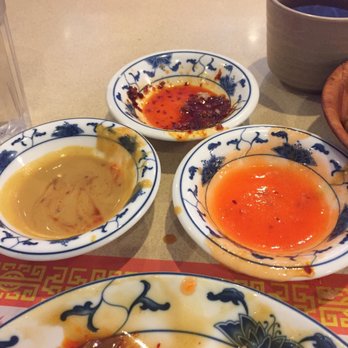Five Star Chinese Restaurant - Added hot oil red sauce, mustard, and sweet sauce to my veggie dish - Chinese Near Me - Hazleton, Pennsylvania