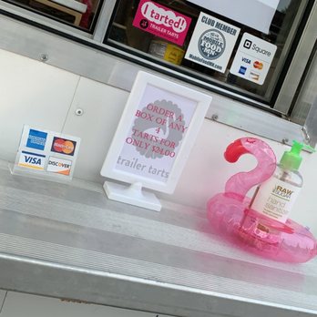 Trailer Tarts - an ice cream truck with a pink flamingo - Food Trucks Near Me Trailer Tarts - an ice cream truck with a pink flamingo - Food Trucks Near Me