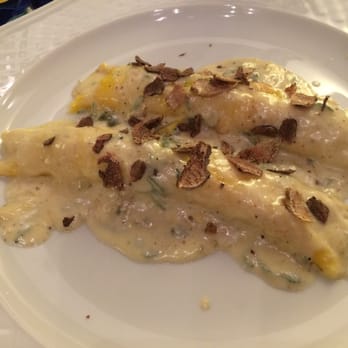 La Torre - These crepes with ricotta cheese, spinach and truffles in a truffle cream sauce were delicious! - Italian Near Me