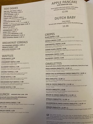 Menu photo 4 The Original Pancake House Boise, ID
