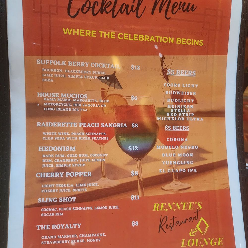 Rennee's Restaurant and Lounge - Menu - American Near Me - Suffolk, Virginia