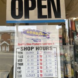 Frank Shoe Repair - Shop hours