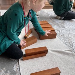 Guidepost Montessori at Leawood - Practicing skills