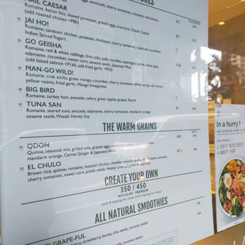 Salad Stop! - Salad Stop! Glorietta menu - Salad Near Me - Makati, NCR