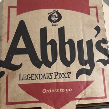 Abby's Legendary Pizza - a pizza box - Pizza Near Me - Winston, Oregon Abby's Legendary Pizza - a pizza box - Pizza Near Me - Winston, Oregon