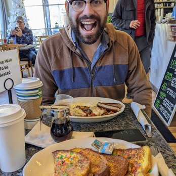 Langhorne Coffee House - Bedrock French Toast and Bangers & Hash - Coffee & Tea Near Me - Langhorne, Pennsylvania Langhorne Coffee House - Bedrock French Toast and Bangers & Hash - Coffee & Tea Near Me - Langhorne, Pennsylvania