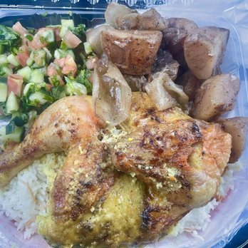 Jerusalem Chicken - Lemon and Garlic Chicken Plate - Mediterranean Near Me - Los Angeles, California Jerusalem Chicken - Lemon and Garlic Chicken Plate - Mediterranean Near Me - Los Angeles, California