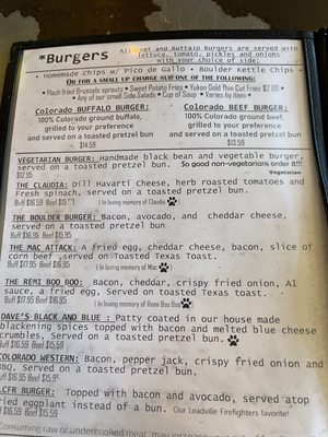 Menu photo 7 Tennessee Pass Cafe Leadville, CO Menu photo 7 Tennessee Pass Cafe Leadville, CO