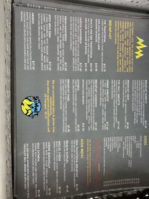 Menu photo 4 The Summit Cafe Canmore, AB Menu photo 4 The Summit Cafe Canmore, AB