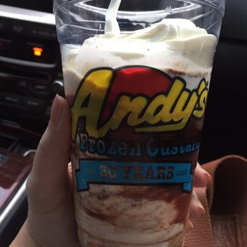 Andy's Frozen Custard - Medium Boot Daddy Concrete - Ice Cream & Frozen Yogurt Near Me - The Colony, Texas Andy's Frozen Custard - Medium Boot Daddy Concrete - Ice Cream & Frozen Yogurt Near Me - The Colony, Texas