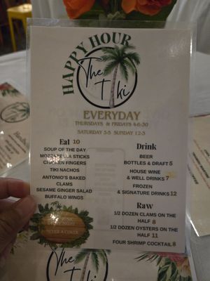 Menu photo 3 Tiki Bar At Sunset Harbour East Patchogue, NY Menu photo 3 Tiki Bar At Sunset Harbour East Patchogue, NY