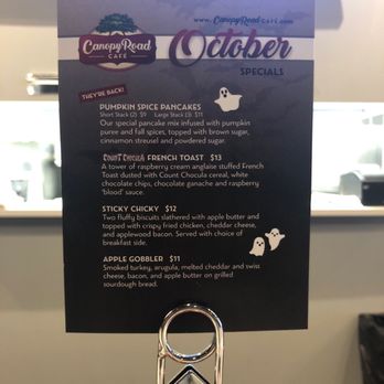 CanopyRoad Cafe - October specials for this month - Breakfast & Brunch Near Me - Tampa, Florida CanopyRoad Cafe - October specials for this month - Breakfast & Brunch Near Me - Tampa, Florida
