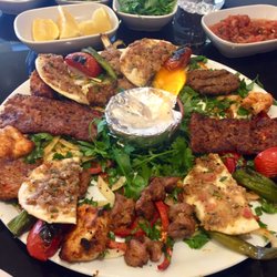 Kebap Yeri’m - Mixed kebab (karışık ızgara) served with small pieces of lahmacun. All the meats were tasty but the best were the adana and lamb chop.