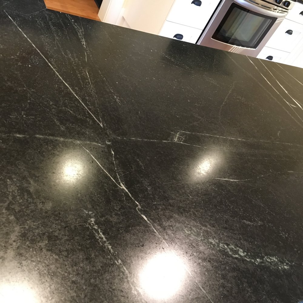 Northwest Stone Fabricators - freshly oiled soapstone kitchen countertops - General Contractors Near Me - Redmond, Washington Northwest Stone Fabricators - freshly oiled soapstone kitchen countertops - General Contractors Near Me - Redmond, Washington