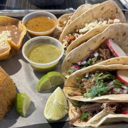 Street tacos meal Street tacos meal