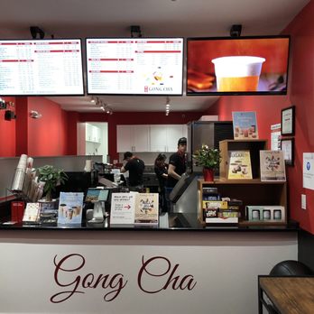 Gong Cha - The entrance when you walk in - Bubble Tea Near Me - Hoboken, New Jersey