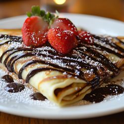 Strawberry & Nutella Crepe