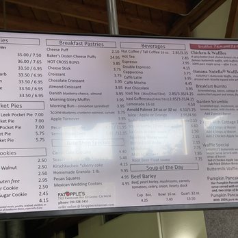 Fat Apple's Restaurant & Bakery - Breakfast and Beverage menu at Fat Apple's in El Cerrito. - Bakeries Near Me - El Cerrito, California Fat Apple's Restaurant & Bakery - Breakfast and Beverage menu at Fat Apple's in El Cerrito. - Bakeries Near Me - El Cerrito, California