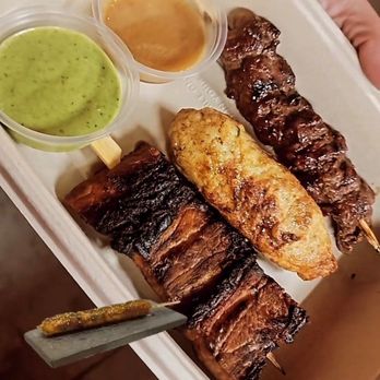 Yakitori Cartel - Skewer trio - Food Stands Near Me - Torrance, California