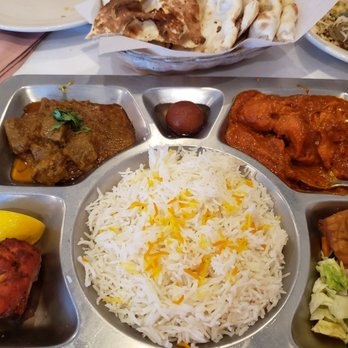 Taj Mahal Restaurant - Non-veg Thali. Amazingly good! - Indian Near Me - Wilmington, Delaware