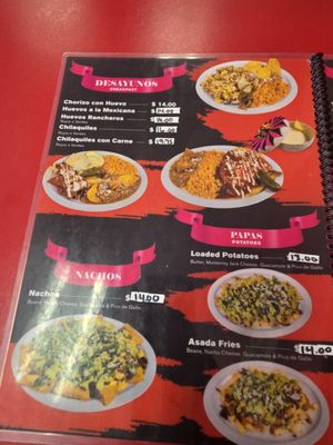 Menu photo 1 El Mora Restaurant Palmdale, CA