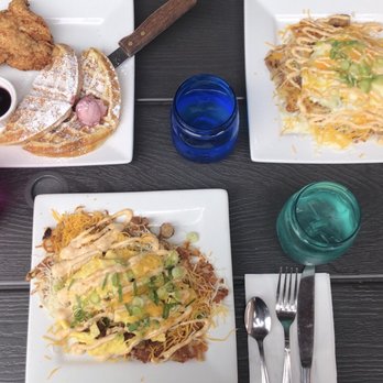 The Pan - The "Original" Loaded Hash Browns and Chicken and Waffles - Pizza Near Me - Gardena, California The Pan - The "Original" Loaded Hash Browns and Chicken and Waffles - Pizza Near Me - Gardena, California