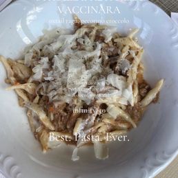 Strozzapreti alla Vaccinara Strozzapreti alla Vaccinara