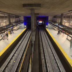 Broadway-City Hall Station - Train tracks~