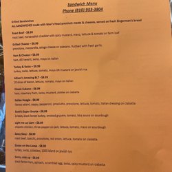 Colony's Quality Meats - Nov 2022 menu