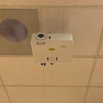 Proof Security Authorized ADT Provider - Mounting projector to the suspended ceiling - Security Systems Near Me