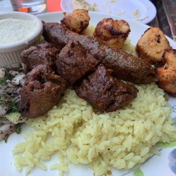 Corfu - House Combination Platter Lunch Plate - Greek Near Me - Sierra Madre, California