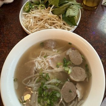 Golden Pho - Pho with ribeye, meatballs and garnishes - Vietnamese Near Me - Kaneohe, Hawaii Golden Pho - Pho with ribeye, meatballs and garnishes - Vietnamese Near Me - Kaneohe, Hawaii