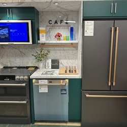 Vermont Home Center - Selection of Cafe appliances with different handle options