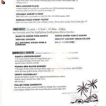 Duke's Waikiki - Hawaiian Near Me - Honolulu, Hawaii