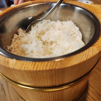 North Star - White rice in a cute tub - Szechuan Near Me - Lake Zurich, Illinois North Star - White rice in a cute tub - Szechuan Near Me - Lake Zurich, Illinois