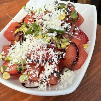 Eclipse di Luna - Buckhead - Ensalada de Sandia (watermelon salad )$8 fresh and perfect for summer - Tapas Bars Near Me - Atlanta, Georgia Eclipse di Luna - Buckhead - Ensalada de Sandia (watermelon salad )$8 fresh and perfect for summer - Tapas Bars Near Me - Atlanta, Georgia