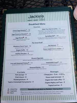 Menu photo 2 Jackie's Cafe New Buffalo, MI Menu photo 2 Jackie's Cafe New Buffalo, MI