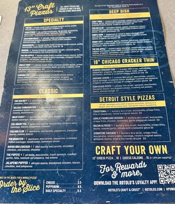 Menu photo 1 Rotolo's Craft & Crust Summerville, SC Menu photo 1 Rotolo's Craft & Crust Summerville, SC