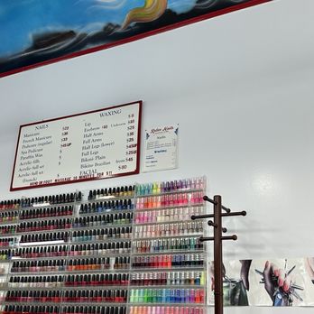 Relax Nails - interior - wide selection! - Nail Salons Near Me - San Francisco, California