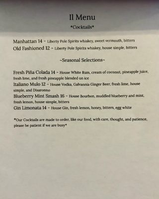 Menu photo 2 Roland's Trattoria Washington, PA