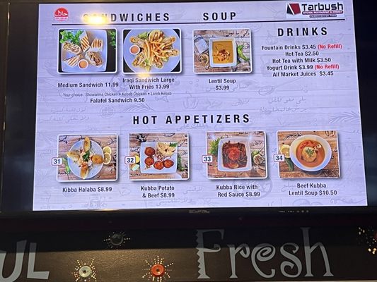 Menu photo 2 Tarbush Kitchen Boise, ID