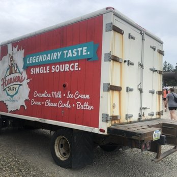 Hansen's Dairy Farm - Hudson - Delivery truck - Food Tours Near Me - Hudson, Iowa Hansen's Dairy Farm - Hudson - Delivery truck - Food Tours Near Me - Hudson, Iowa