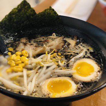 Menjiro Ramen - Black Garlic Yokohama-Style Tonkotsu - Ramen Near Me - Edmonton, Alberta