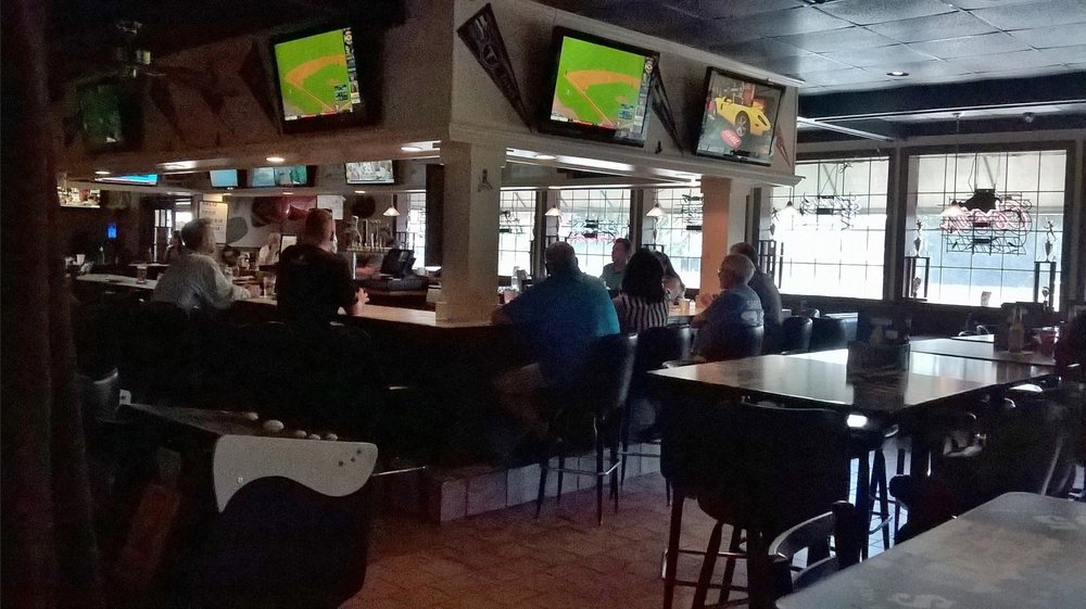 The Backyard Sports Bar lightningyellow