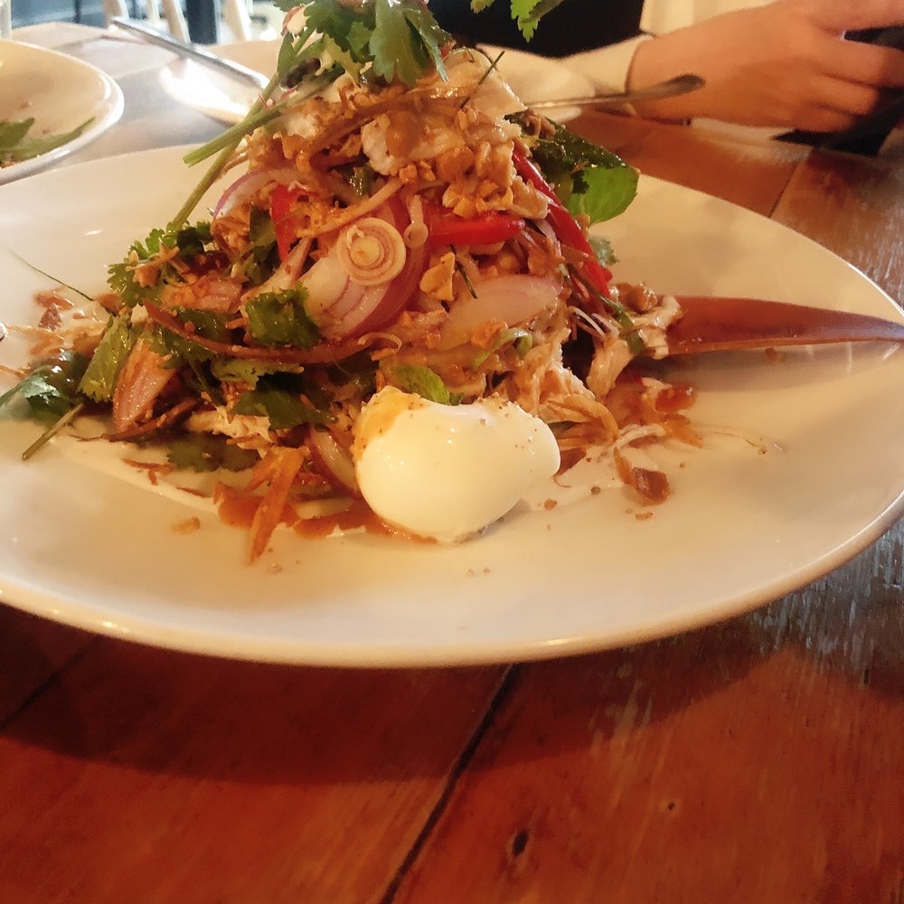 Shred chicken salad